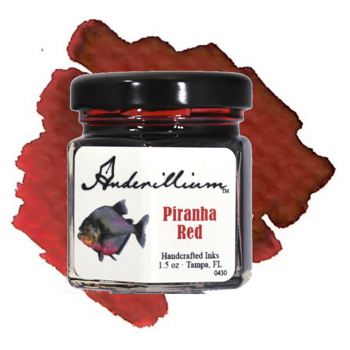 Anderillium Piranha Red - 1.5 Oz Bottled Ink