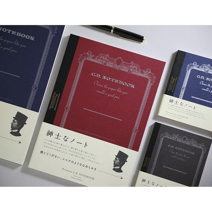 Apica | Cuaderno Premium A4 Silky Red (Cuadros)