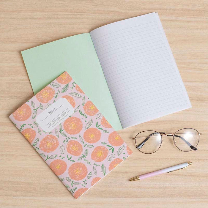 Apica | Libreta Hocco B5 Round Flowers