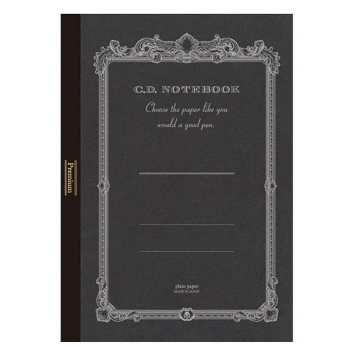 Apica Premium CD Notebook - Black - Blank - B5 | Atlas Stationers.