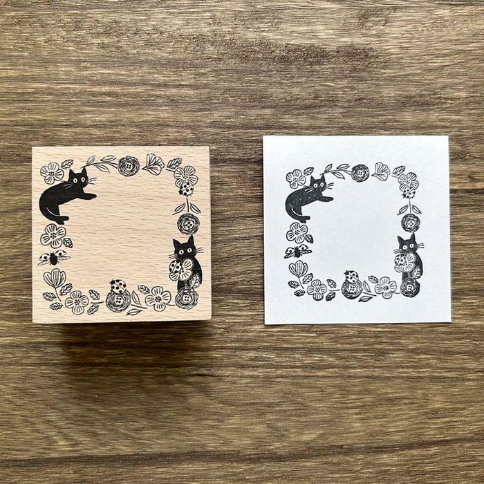 Arte CO | Sello Flower Cat Frame
