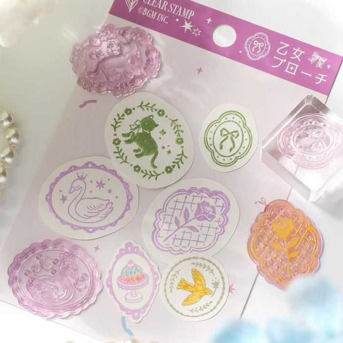 BGM Clear Stamp - Maiden Brooch