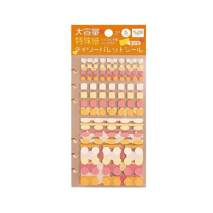 BGM Daily Palette Sticker Sheets - Citrus