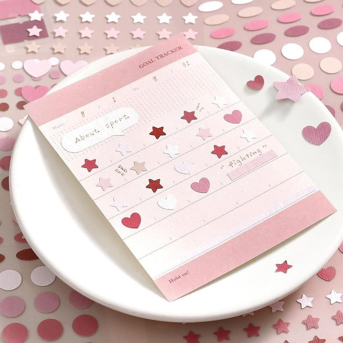 BGM Daily Palette Sticker Sheets - Raspberry