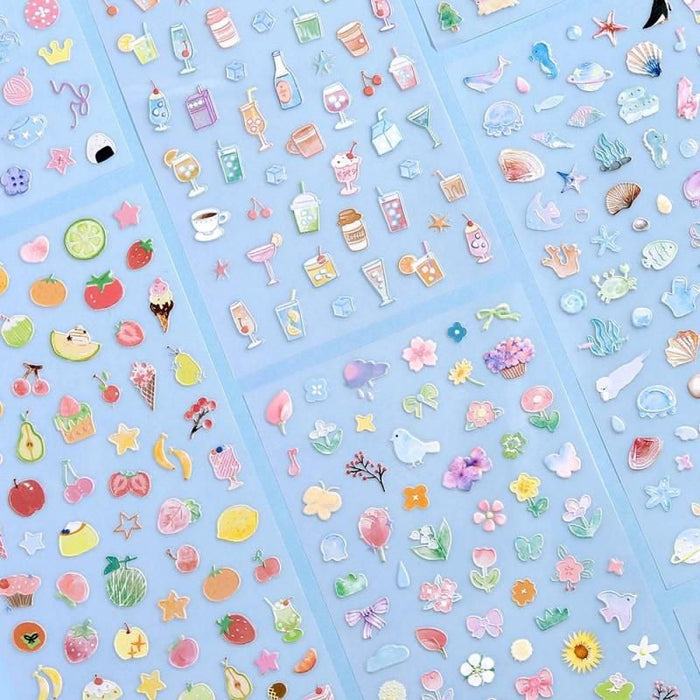 BGM Icing Sticker Sheet - Colorful Fruits