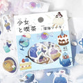 Atlas Stationers - BGM Planner Sticker Flakes - A Girl and a Coffee Shop - Deep Sea Soda - Stickers