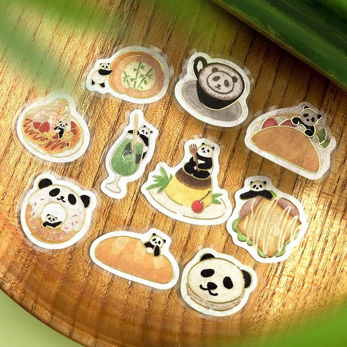 BGM Planner Sticker Flakes - A Panda Day - Teahouse