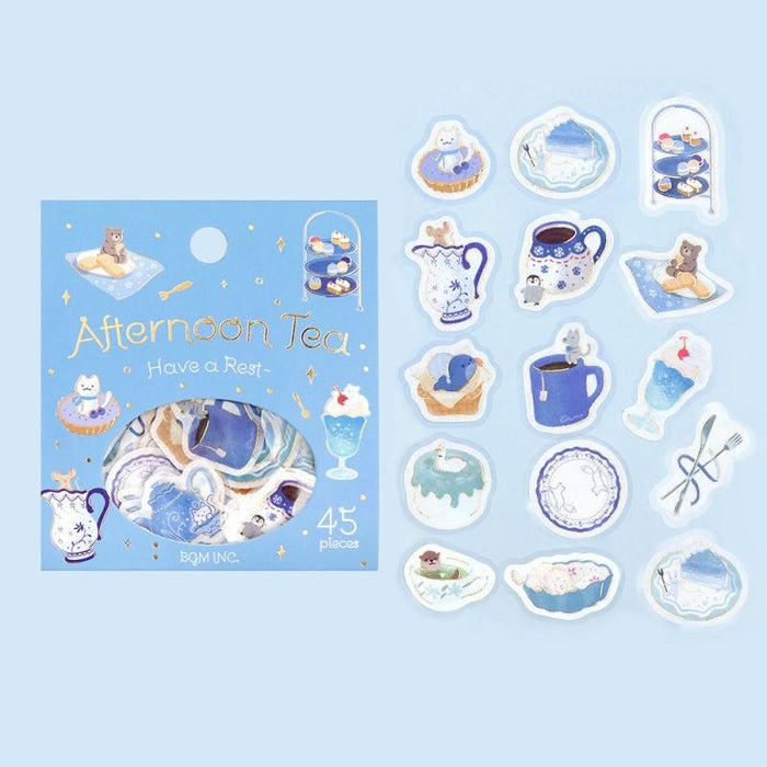 Atlas Stationers - BGM Planner Sticker Flakes - Afternoon Tea Party - Let's Take a Breather - Stickers - Image 3