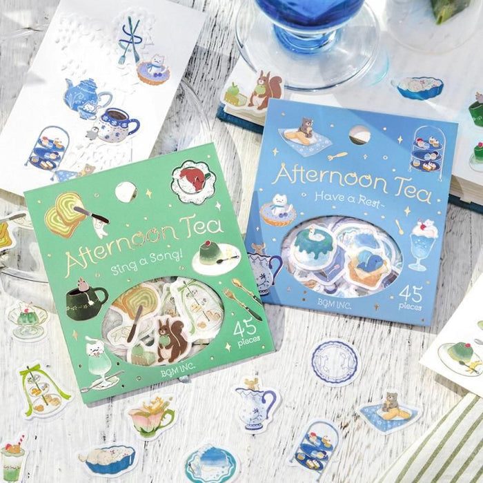 Atlas Stationers - BGM Planner Sticker Flakes - Afternoon Tea Party - Let's Take a Breather - Stickers - Image 7