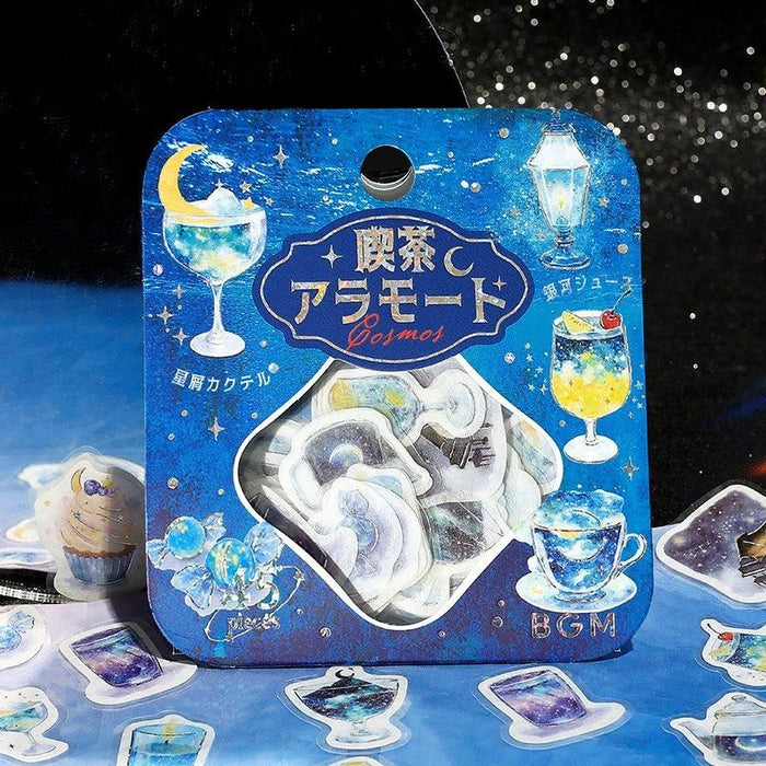 Atlas Stationers - BGM Planner Sticker Flakes - Coffee a la mode - Stardust in the Deep Sea - Stickers - Image 5