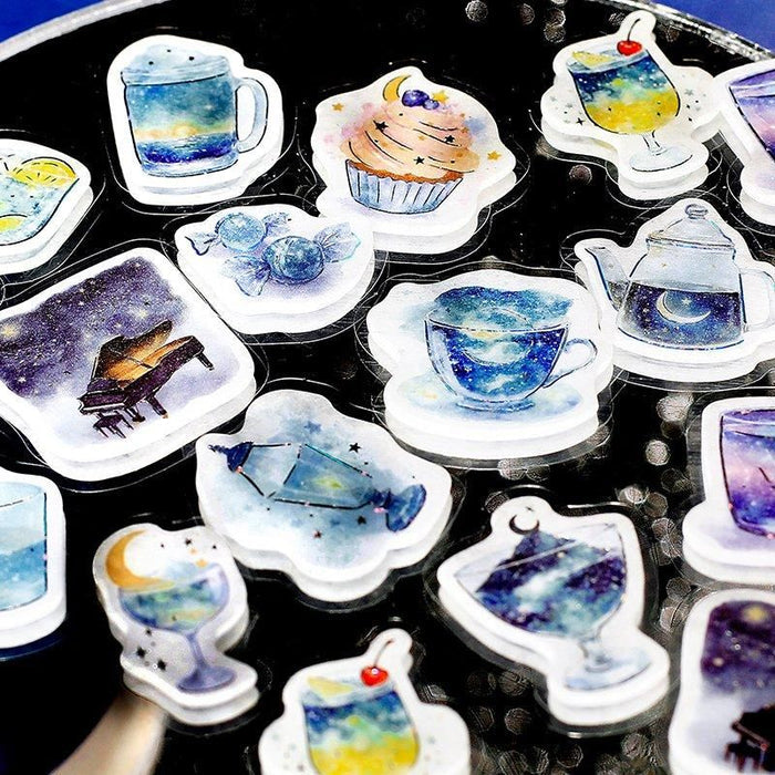 Atlas Stationers - BGM Planner Sticker Flakes - Coffee a la mode - Stardust in the Deep Sea - Stickers - Image 6