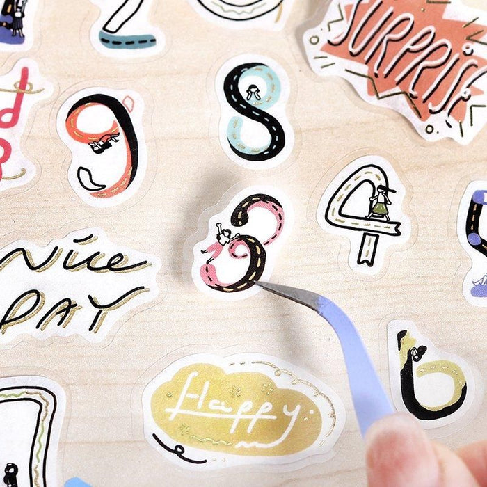 Atlas Stationers - BGM Planner Sticker Flakes - Kobito no Kuni - Days - Stickers - Image 3