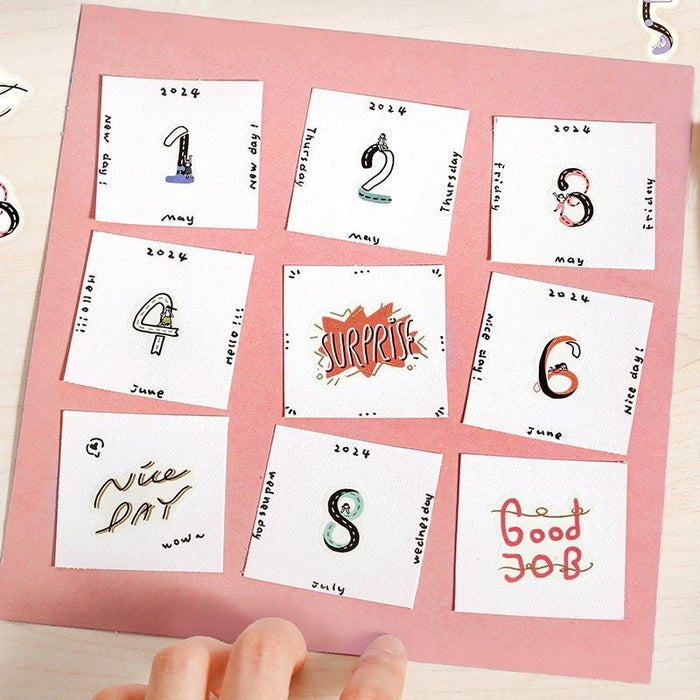 Atlas Stationers - BGM Planner Sticker Flakes - Kobito no Kuni - Days - Stickers - Image 4