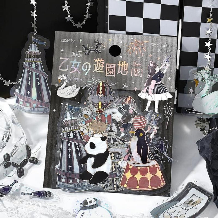 BGM Planner Sticker Flakes - Maiden's Amusement Park - Shadow
