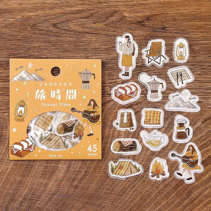 BGM Planner Sticker Flakes - Maiden's Moment - Travel Time