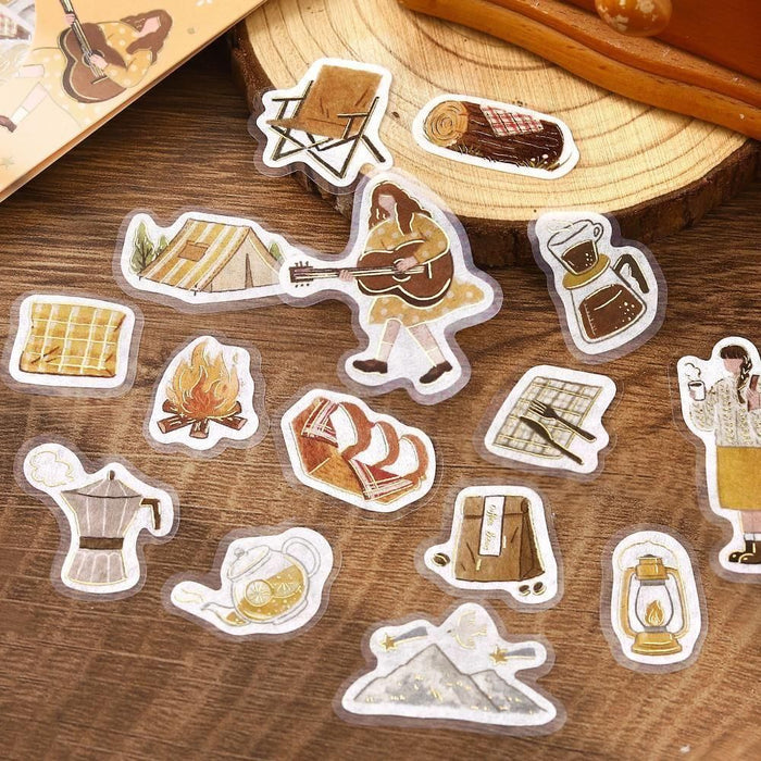 BGM Planner Sticker Flakes - Maiden's Moment - Travel Time