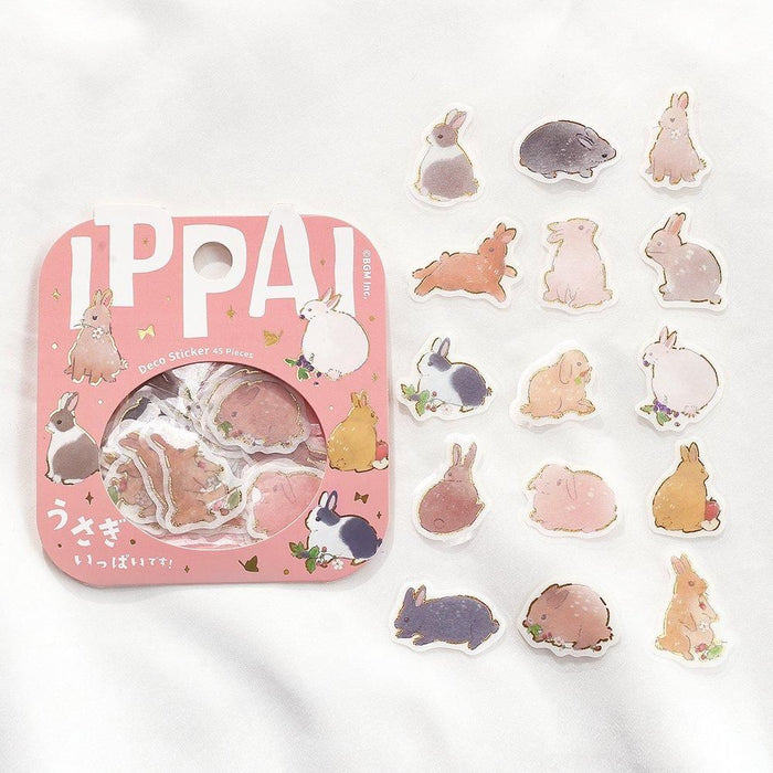 Atlas Stationers - BGM Planner Sticker Flakes - There are Lots of Rabbits - Stickers - Image 3