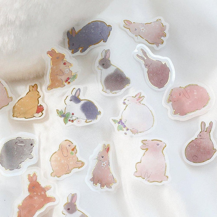 Atlas Stationers - BGM Planner Sticker Flakes - There are Lots of Rabbits - Stickers - Image 4