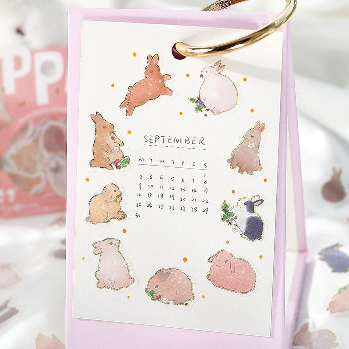Atlas Stationers - BGM Planner Sticker Flakes - There are Lots of Rabbits - Stickers - Image 5