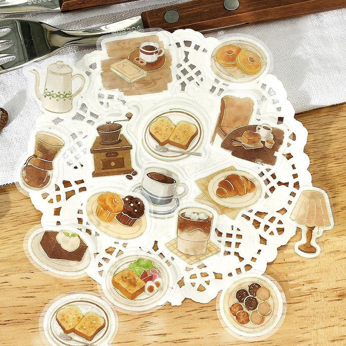 BGM Planner Sticker Flakes - Today's Cafe - Home Cafe