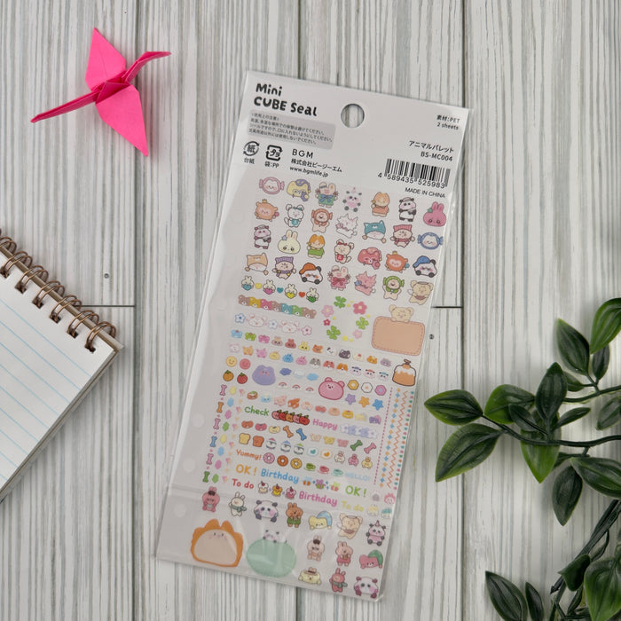 Atlas Stationers - BGM Planner Sticker Sheet - Animal Palette - Stickers - Image 2