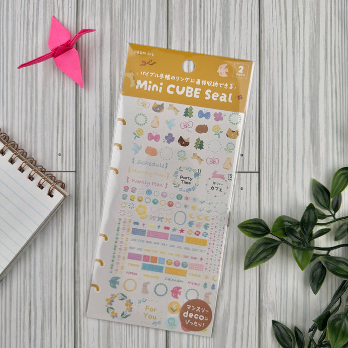 Atlas Stationers - BGM Planner Sticker Sheet - Flower & Coffee Day - Stickers