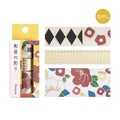 BGM | Set de Washi Tapes Kimono Colors Camellia Flowers