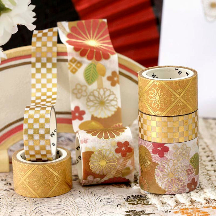 BGM | Set de Washi Tapes Kimono Colors Splendid