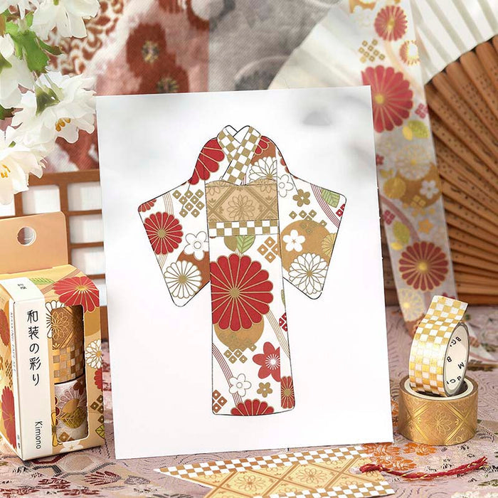 BGM | Set de Washi Tapes Kimono Colors Splendid