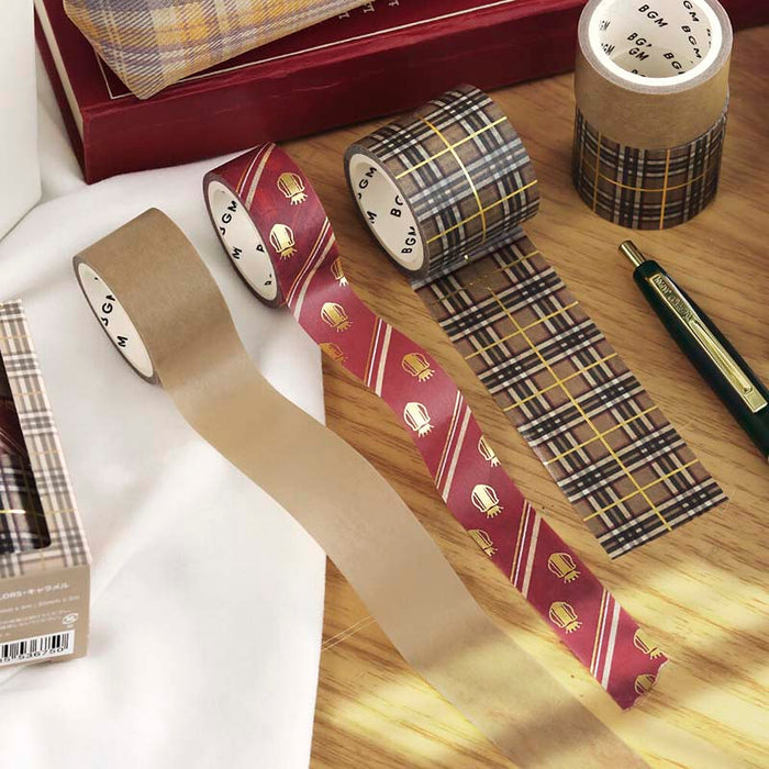 BGM | Set de Washi Tapes School Colors Caramel
