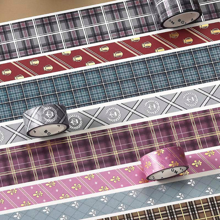 BGM | Set de Washi Tapes School Colors Mauve Pink