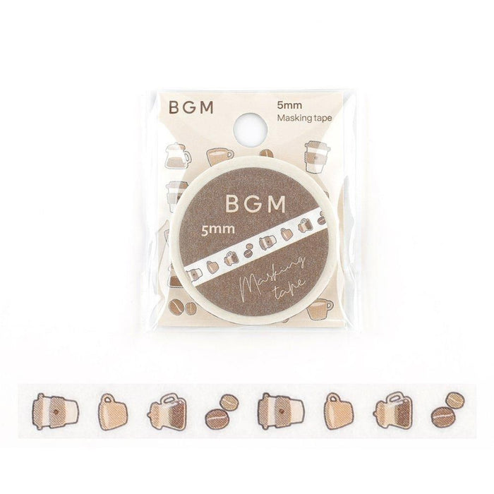 BGM Washi Tape - Coffee Hour