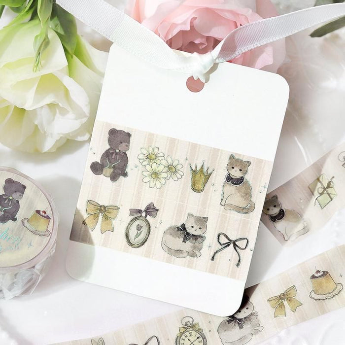 BGM Washi Tape - Fairy Tale Party - Milk Tea