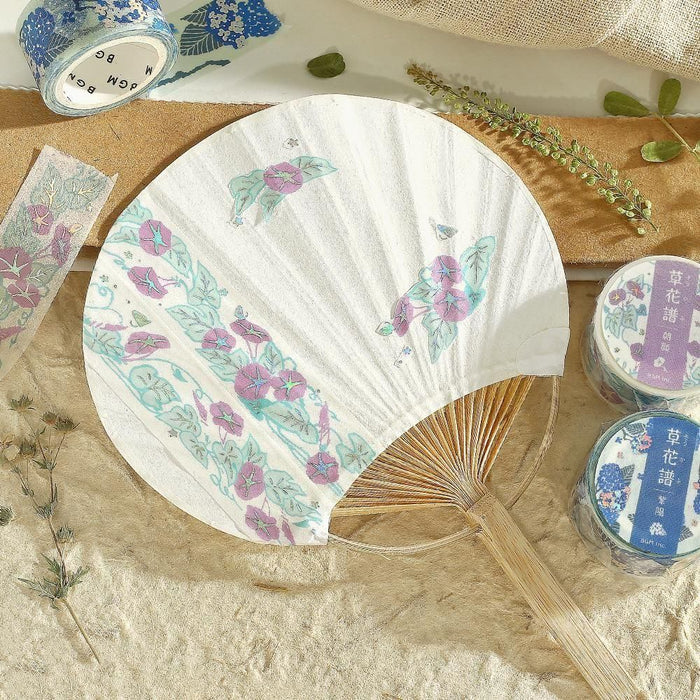 BGM Washi Tape - Flowers and Plants - Morning Glory