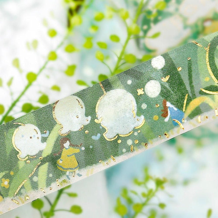 BGM Washi Tape - Foil Stamping - Flower Story - Flower Lights