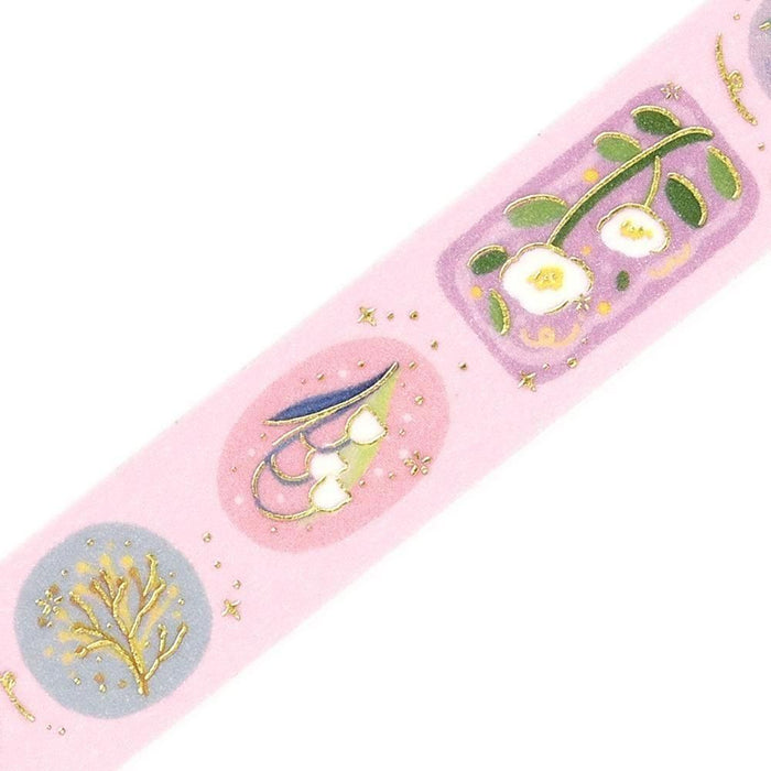 BGM Washi Tape - Life - Flower Brooch