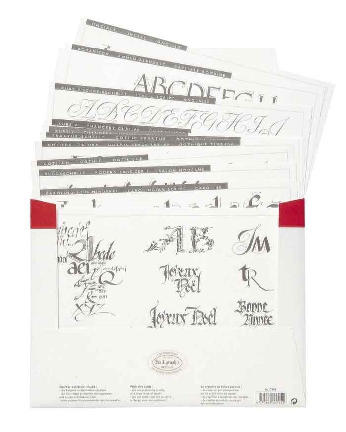 Brause - Calligraphy Lettering Practice Cards