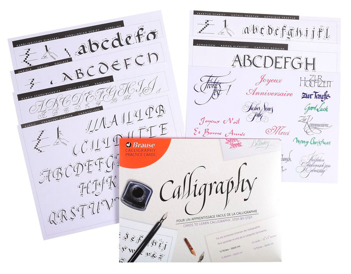 Brause - Calligraphy Lettering Practice Cards