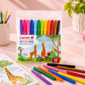 Camel Sketch Pens – 12 Shades (Full Size)