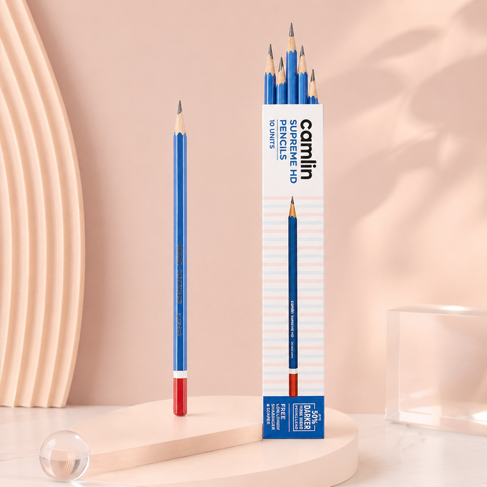 Camlin Supreme HD Pencils | Pack of 10