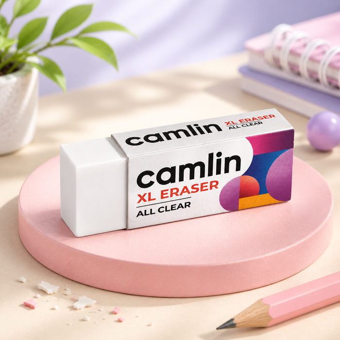 Camlin Supreme XL All Clear Eraser | Pack of 10