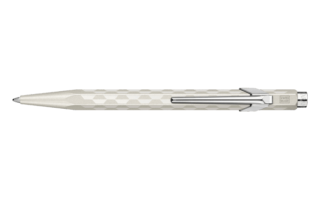 Caran d'Ache 849 Ballpoint Pen - Alpine Frost - White (Special Edition)