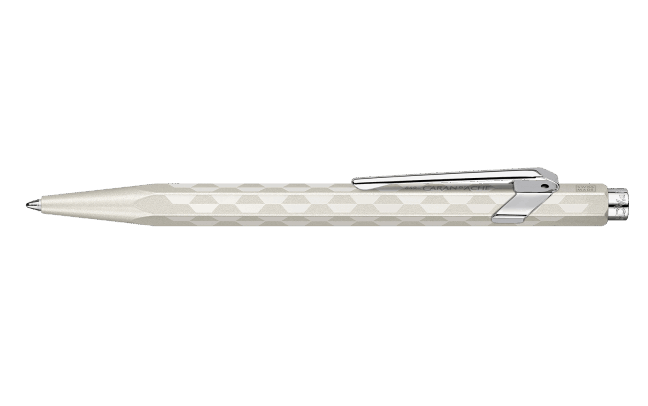 Caran d'Ache 849 Ballpoint Pen - Alpine Frost - White (Special Edition)