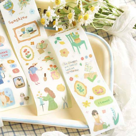 Card Lover | Pegatinas en Rollo Our Daily Life Blooming Flowers