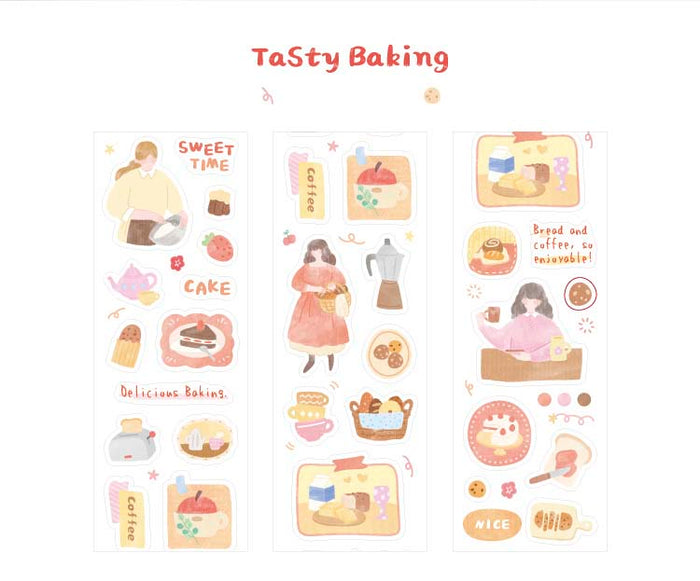 Card Lover | Pegatinas en Rollo Our Daily Life Tasty Baking