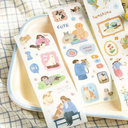 Card Lover | Pegatinas en Rollo Our Daily Life Time With Pets