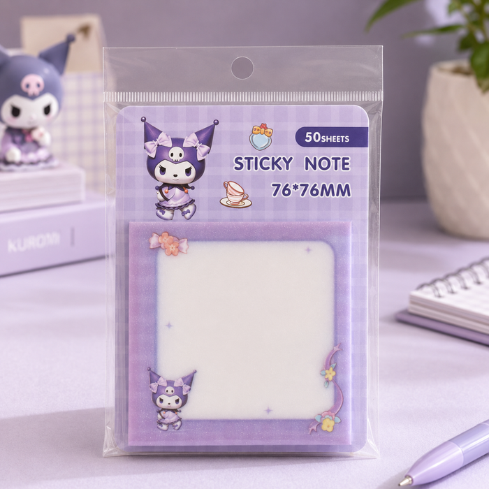 Cinnamoroll Sticky Note – 50 Sheets | 76 × 76 mm