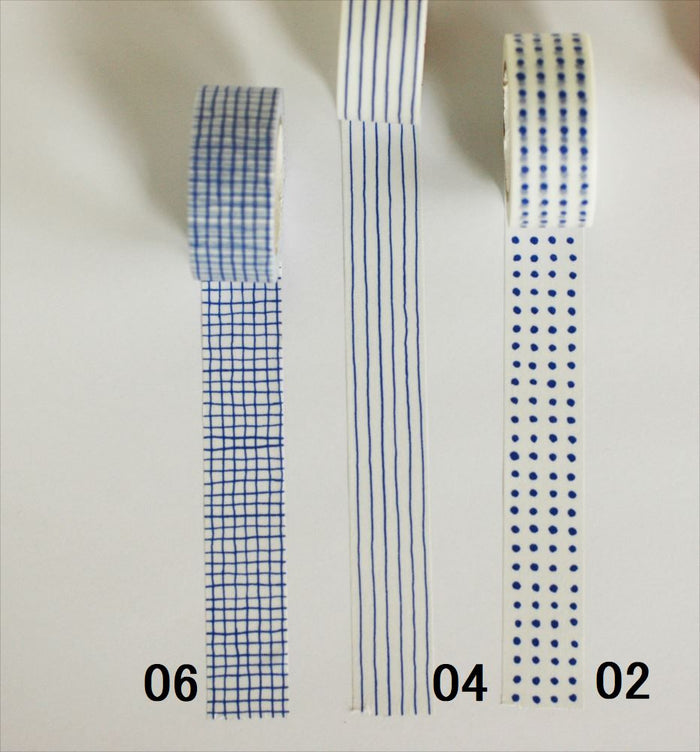 Classiky | Mitsou Dot Blue Washi Tape