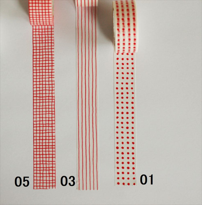 Classiky | Mitsou Dot Red Washi Tape