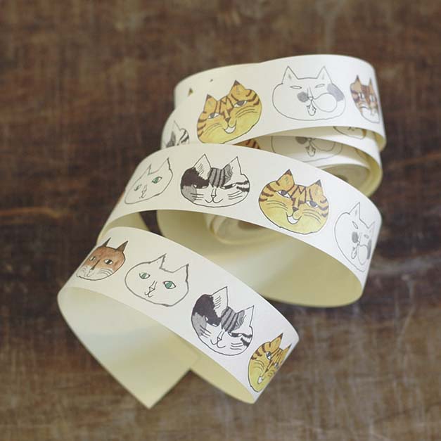 Classiky | Pegatinas en Rollo Toranekobonbon Cat 30mm